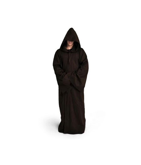 Star Wars : Noir Cape Brune Cosplay Costume Vente Pas Cher